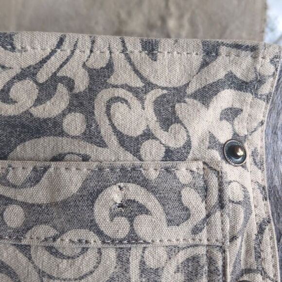 Myra Calf Hair/Canvas Distressed Crossbody Messenger Bag - Picture 4 of 16